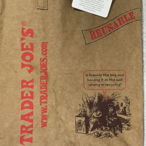 Trader Joe’s Washable Supernatural Paper Grocery Bag - Picture 3 of 4